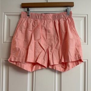 J.Crew Boxer short in garment-dyed Broken-in organic cotton oxford NWOT Size S